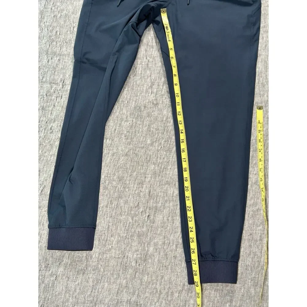 Birddogs Boom For Your Broomstick Jogger Sweatpants Mens Medium Navy Blue Lined
